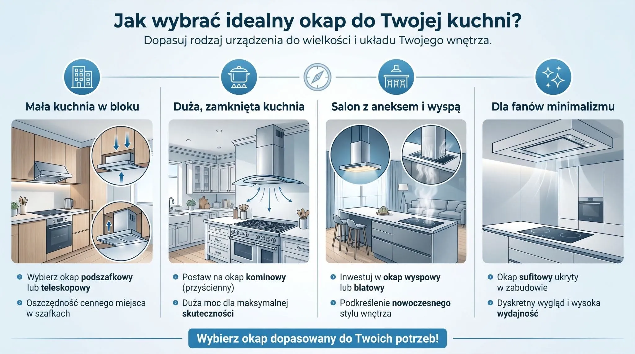 Jak wybrać idealny okap do Twojej kuchni?