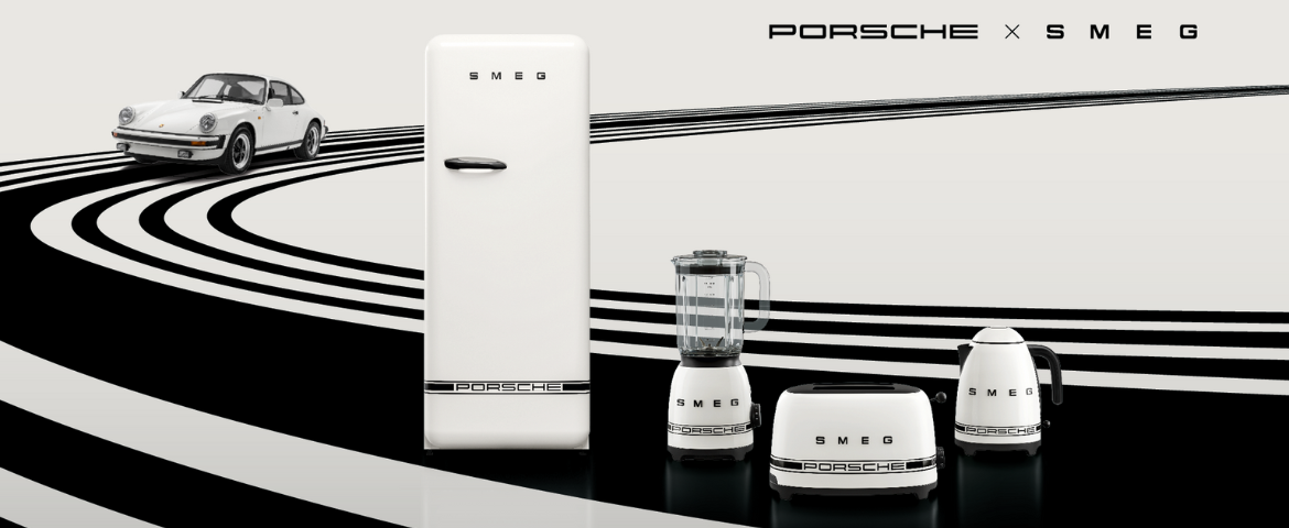 PORSCHE x SMEG edycja limitowana! Kolekcje Carrara White i Shade Green