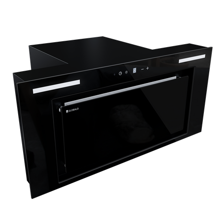 Okap kuchenny podszafkowy GLOBALO MATERI SILENTFLOW 60.2 BLACK
