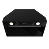 Okap kuchenny podszafkowy GLOBALO FLOWERI 60.2 BLACK