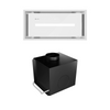 Okap kuchenny podszafkowy GLOBALO SAREDO 60.1 WHITE + turbina TW 3.1