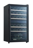 Lodówka na wina BERG BRGWA29 CZARNE SZKŁO