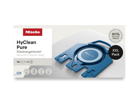 16 worków do odkurzacza GN XXL HyClean Pure - MIELE 12498250