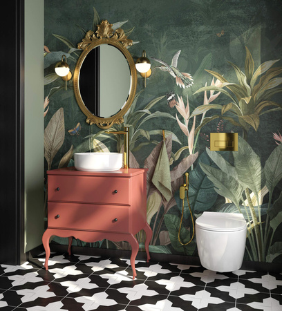 Umywalka ceramiczna nablatowa CDL_6U4S - Deante