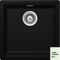 Zlew kuchenny granitowy 40cm SCHOCK Kiruna N-100 Night CRISTADUR