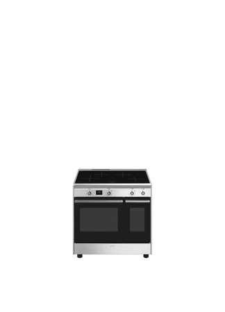 Kuchnia wolnostojąca srebran SMEG Classica CX92IM