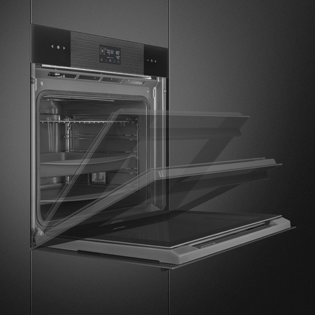 Piekarnik, 60 cm, Linea, czarny SOP6102S2PB3 - Smeg