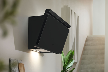 Okap kuchenny przyścienny DAH 4980 Sienna ObsidianBlack matowy - MIELE 12534150