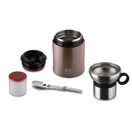 Bugatti BBOT Pojemnik na żywność szczotkowane różowe złoto 500 ml BBF-RS500IB