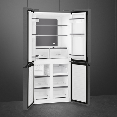 Multidoor free-standing dark-inox D-clas FQI48KD - Smeg