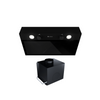 Okap kuchenny podszafkowy GLOBALO FLUXIME 60.1 BLACK + turbina TW 1.2