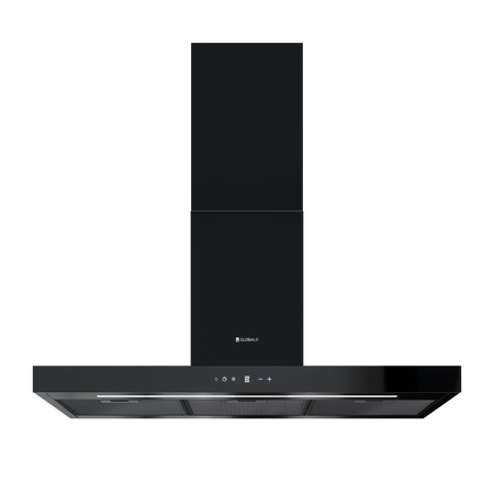 Okap kuchenny przyścienny GLOBALO LONATIO 90.1 BLACK