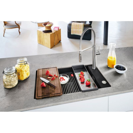 Zlew granitowy FRANKE Kanon KNG 110-62 czarny mat - 125.0633.003