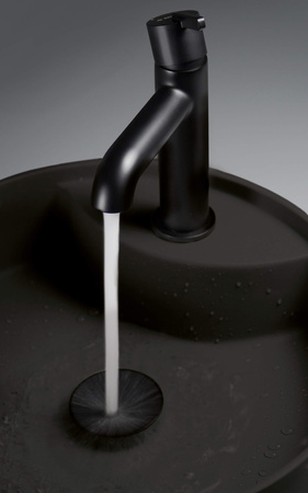 Umywalka granitowa nablatowa z miejscem na baterię CQS_NU4B - Deante