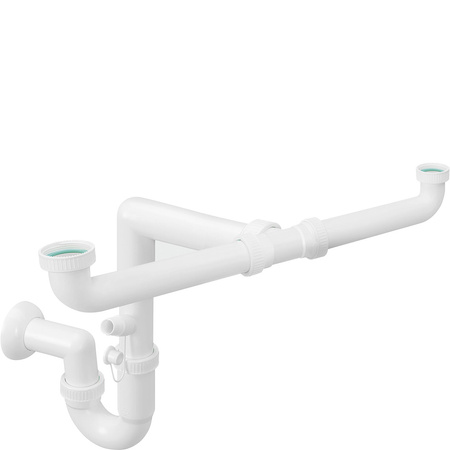 Syfon do podwójnego odpływu 3713 - Smeg