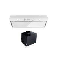 Okap kuchenny podszafkowy GLOBALO FLUXIME 90.1 WHITE + turbina TW 2.1