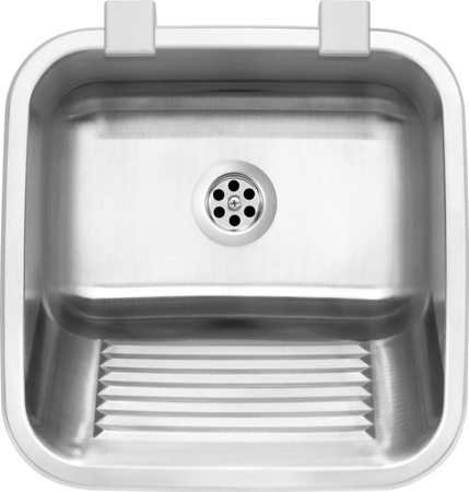 Zlewozmywak gospodarczy 1-komorowy - wpuszczany lub mocowany do ściany ZYK_010A - Deante