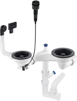 Syfon do zlewozmywaka granitowego 1.5- i 2-komorowego - Space-Saver ZXY_N983 - Deante
