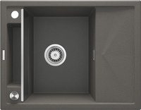 Zlewozmywak granitowy magnetyczny 1-komorowy z ociekaczem ZRM_T11A - Deante