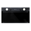 Okap kuchenny podszafkowy GLOBALO FLOWERI 60.2 BLACK