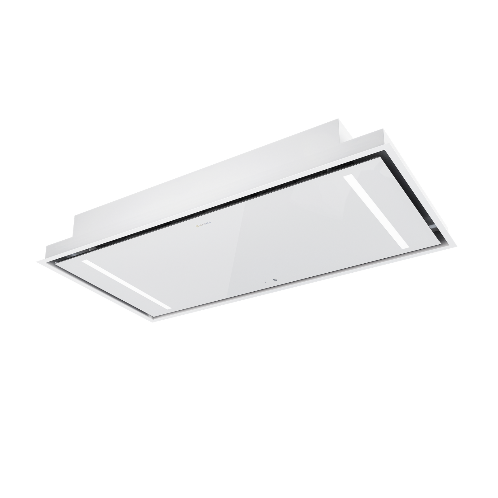 Okap sufitowy GLOBALO ZENARA 100.1 WHITE + turbina TW 3.1