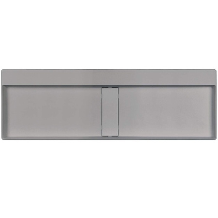 Umywalka granitowa nablatowa - z maskownicą CQB_SU2S - Deante