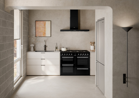 Kuchnia wolnostojąca gazowa czarna SMEG Classica CX113GMBL