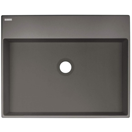 Umywalka granitowa nablatowa z miejscem na baterię - 500x400 mm CQR_TU5S - Deante