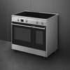 Kuchnia wolnostojąca srebran SMEG Classica CX92IM