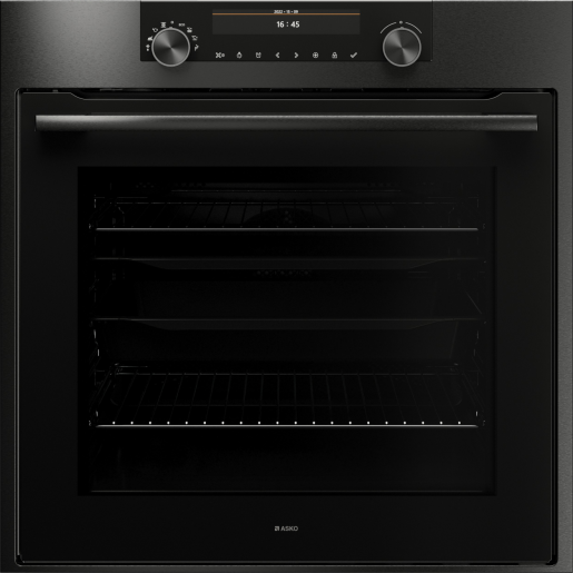 Piekarnik pirolityczny do zabudowy ASKO Craft black stainless steel OP8687B