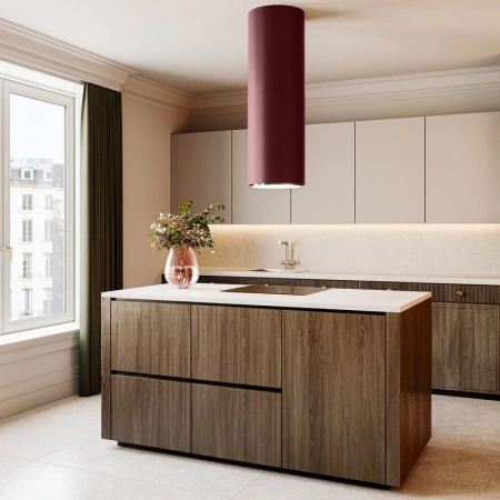 Okap kuchenny wyspowy GLOBALO MIRAYA ISOLA 39.1 BURGUNDY