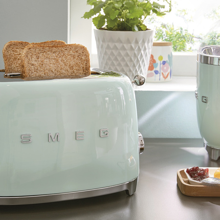 Toster, dwie kromki, pastelowa zieleń TSF01PGEU - Smeg