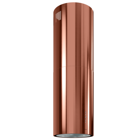 Okap kuchenny wyspowy GLOBALO CYLINDRO ISOLA 39.7 COPPER