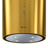 Okap kuchenny wyspowy GLOBALO CYLINDRO ISOLA 39.6 GOLD MAT