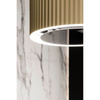 Okap kuchenny wyspowy CIARKO Design Monogram W Gold złoty - CDW3802Z