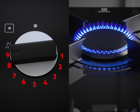 Płyta gazowa ELECTROLUX 800 Flamelight 60 cm KGG643753K