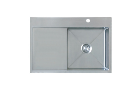 Zlew kuchenny BERG  ACERO 1.0 OC komora PRAWA SZCZOTKOWANA STAL 780x510x200 ACERO1OCP