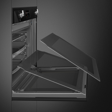 Piekarnik, 60 cm, Victoria, czarny SOP6902S2PN - Smeg