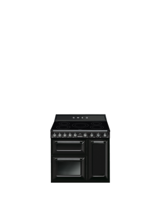 Kuchnia wolnost., 90cm, Victoria, czarny TR93IBL2 - Smeg