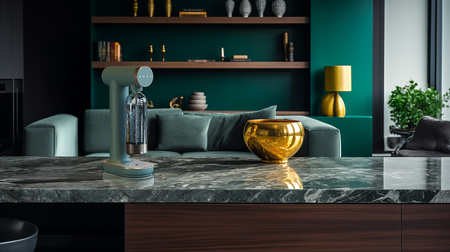 SMEG – szmaragdowy saturator do gazowania wody SKC01EGM 