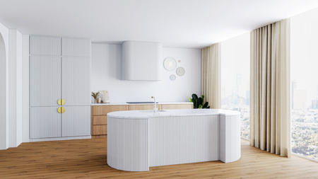 Bateria kuchenna GLOBALO LOBIO WHITE/LIGHT GOLD RING 1.1