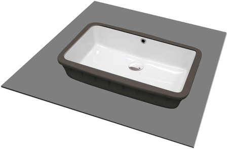 Umywalka ceramiczna podblatowa CDT_6U5U - Deante