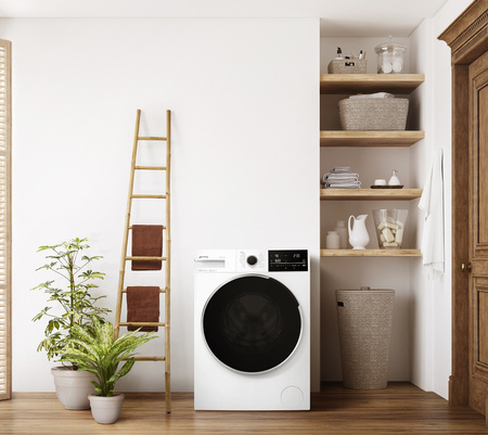 Pralko-suszarka, 8/5Kg, 1400, Steam, LCD WDN854SLDIN - Smeg