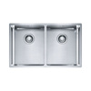 Zlew dwukomorowy FRANKE Box BXX 220/120 34-34 stal szlachetna - 127.0370.188