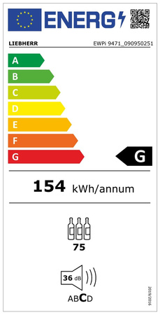 Chłodziarka do win ze strefami temperatur do zabudowy LIEBHERR Monolith EWPi 9471