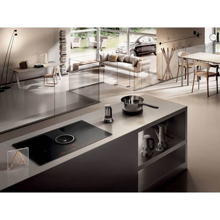 Płyta indukcyjna zintegrowany okap ELICA NikolaTesla One HP BL/F/83 czarne szkło - pochłaniacz