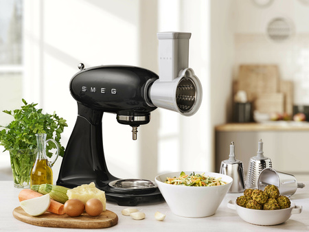 Mikser, jednolity kolor, czarny SMF03BLEU - Smeg