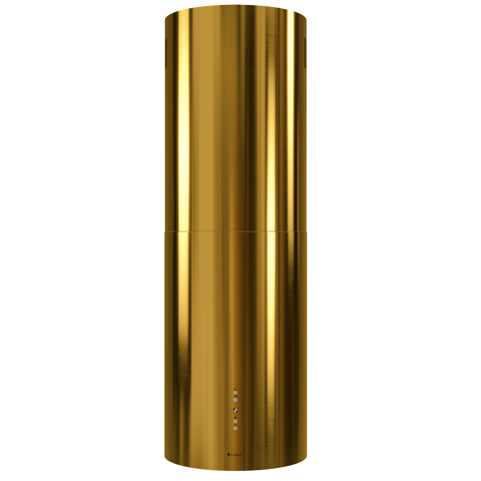 Okap kuchenny wyspowy GLOBALO CYLINDRO ISOLA 39.7 GOLD