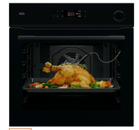 Piekarnik parowy AEG MealAssist 7000 SteamCrisp pyroliza NBR7P631SB