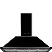 Okap kuchenny, Victoria, 110 cm, czarny KT110BLE - Smeg